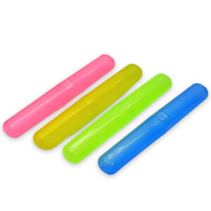 Toothbrush Holder 4 Pc – Plastic Travel Toothbrush Cover & Case